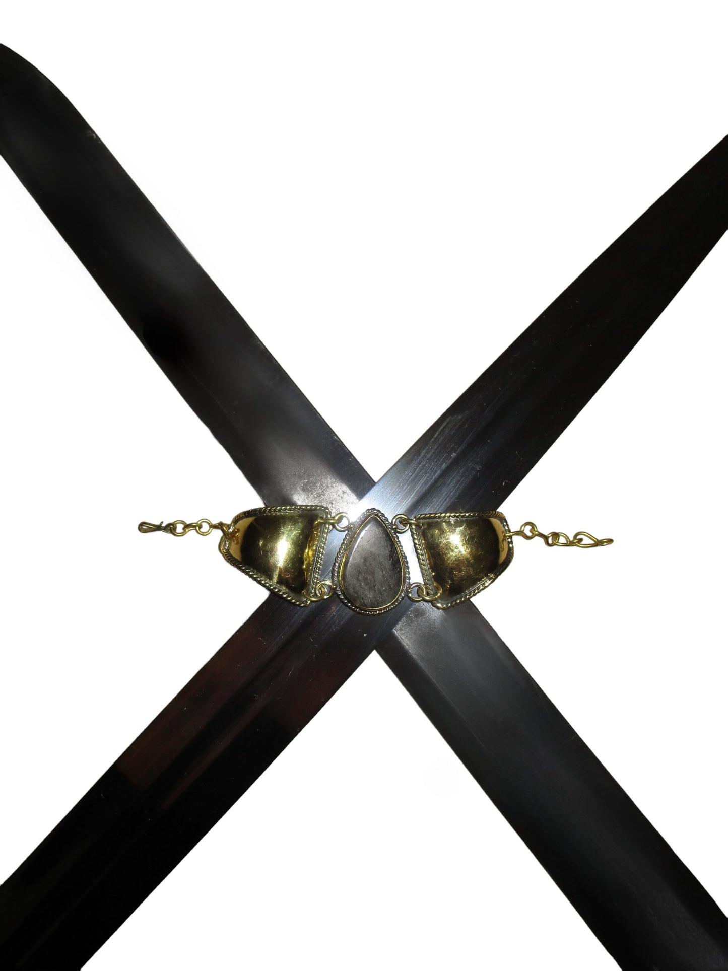 Black Rutilated Quartz Cuff