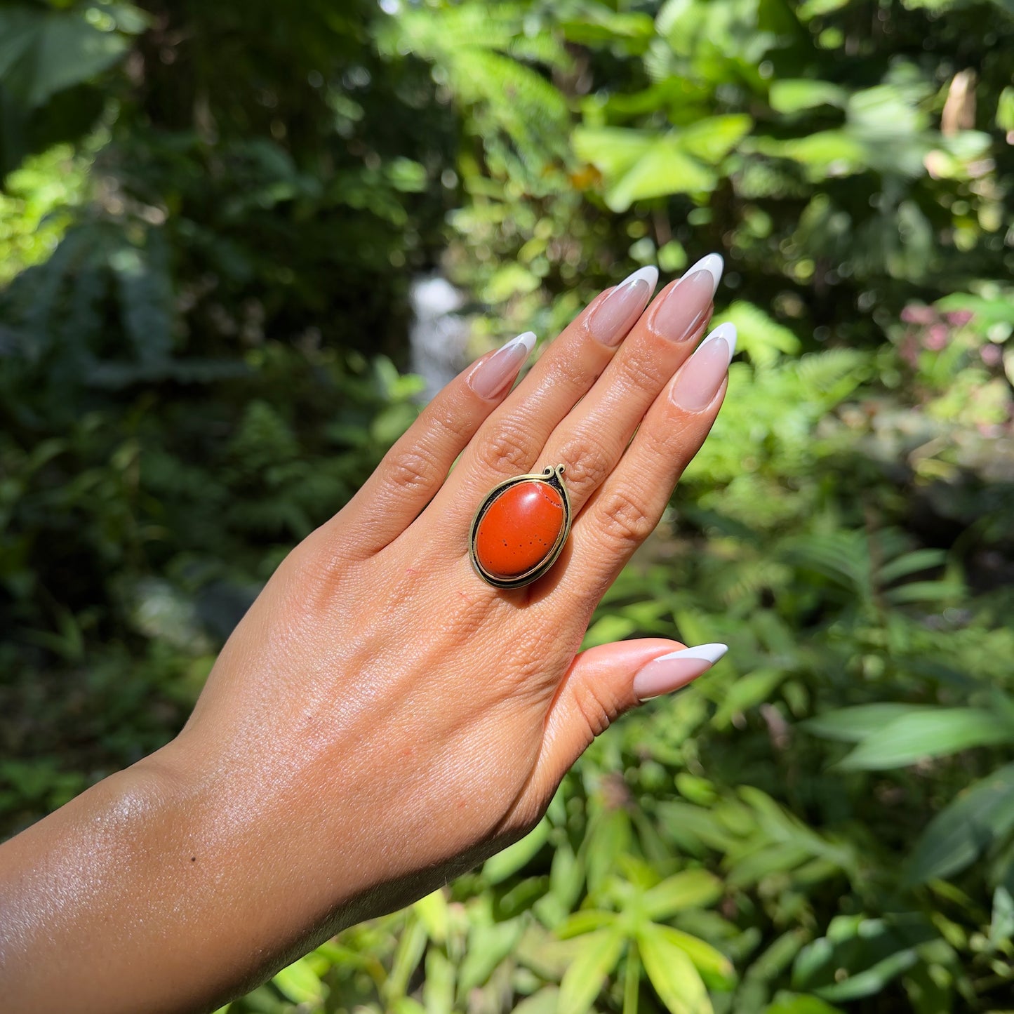 Red Jasper Ring