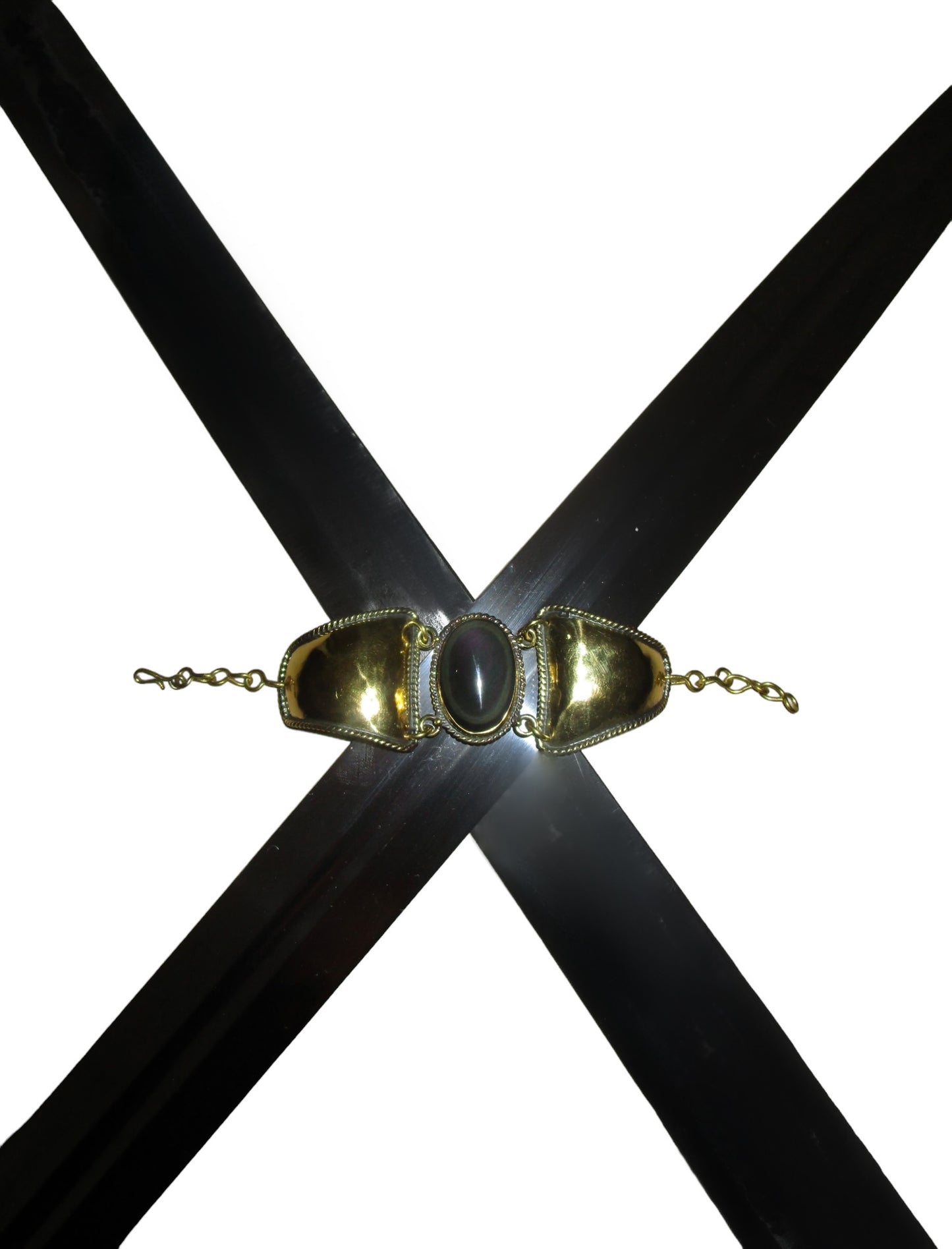 Rainbow Obsidian Cuff