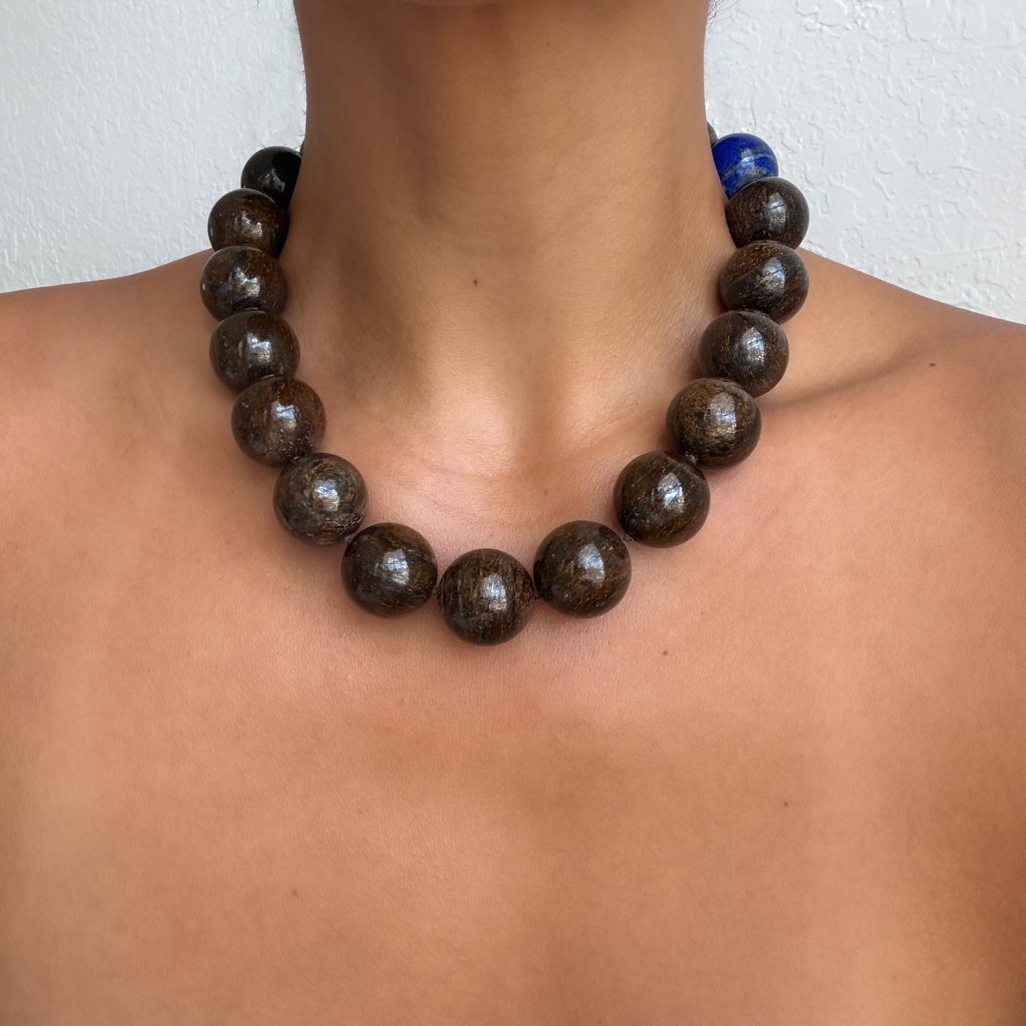Bronzite Te Ammo Necklace