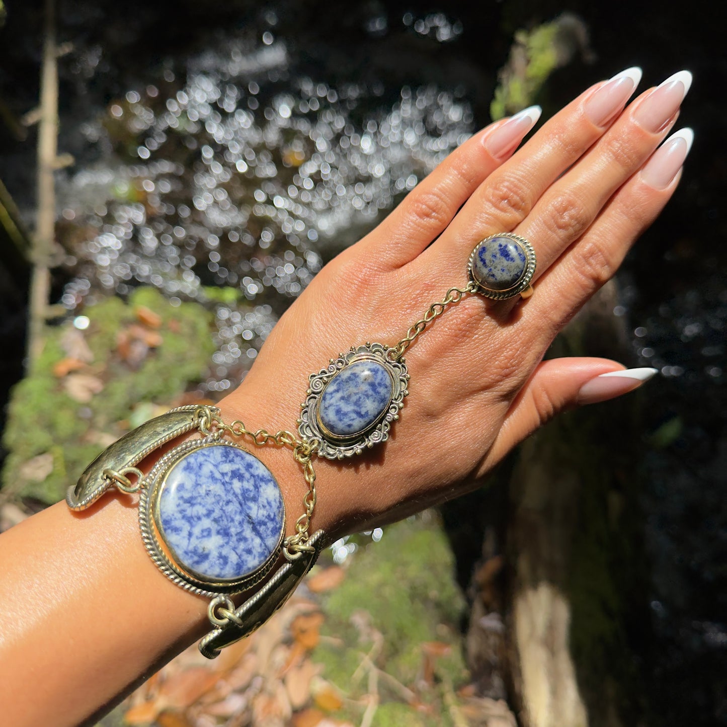 Sodalite Handchain