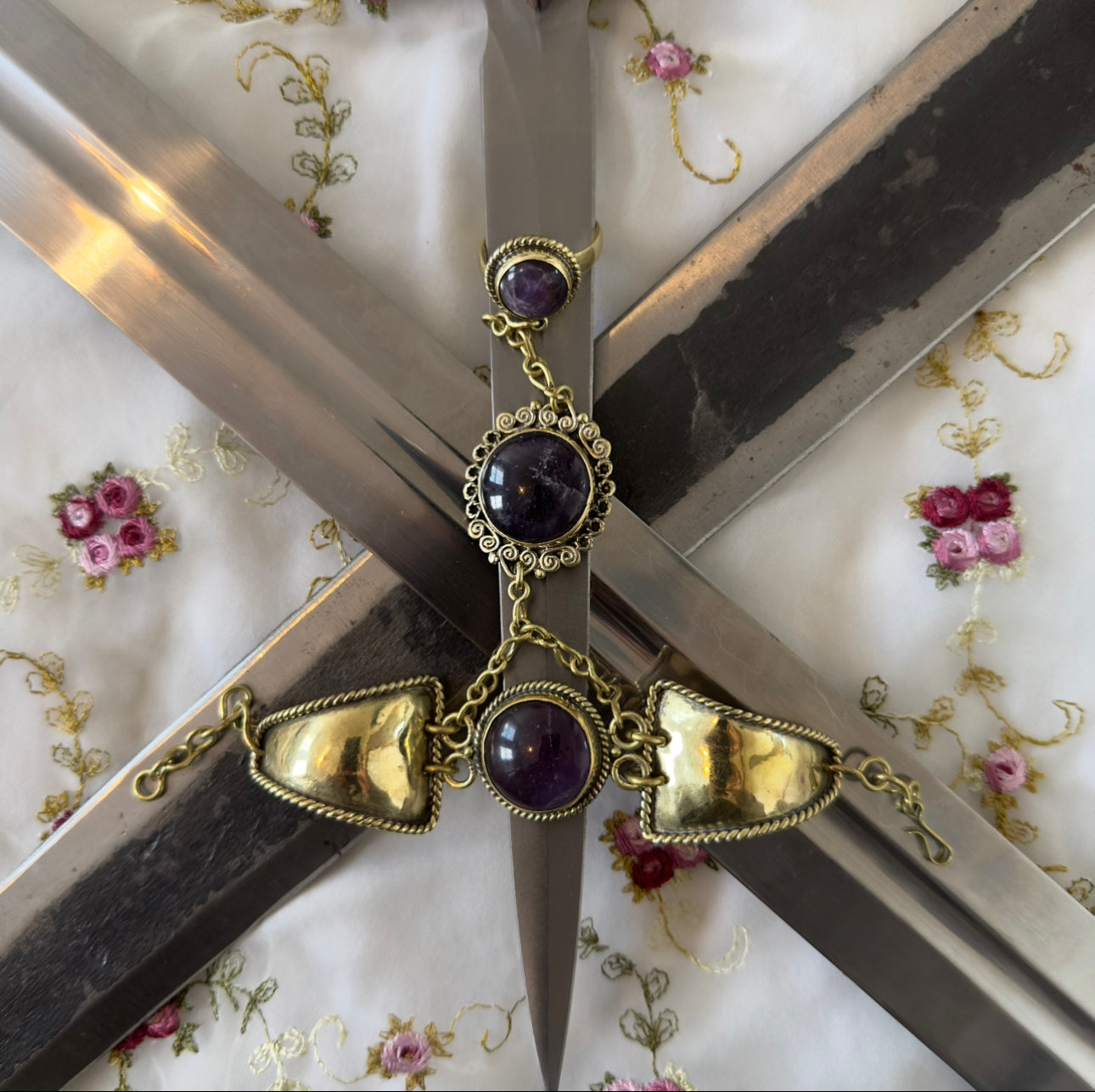 Amethyst Handchain