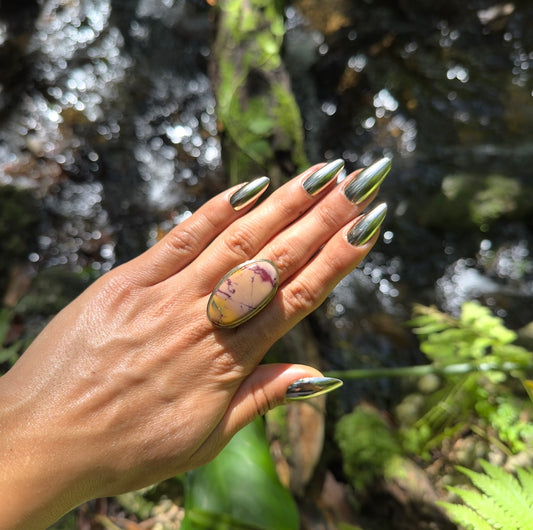 Mookaite Jasper Ring