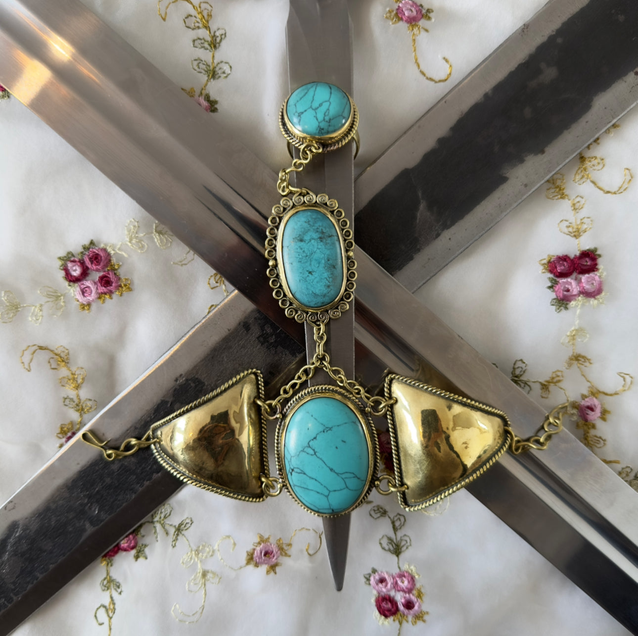 Turquoise Handchain