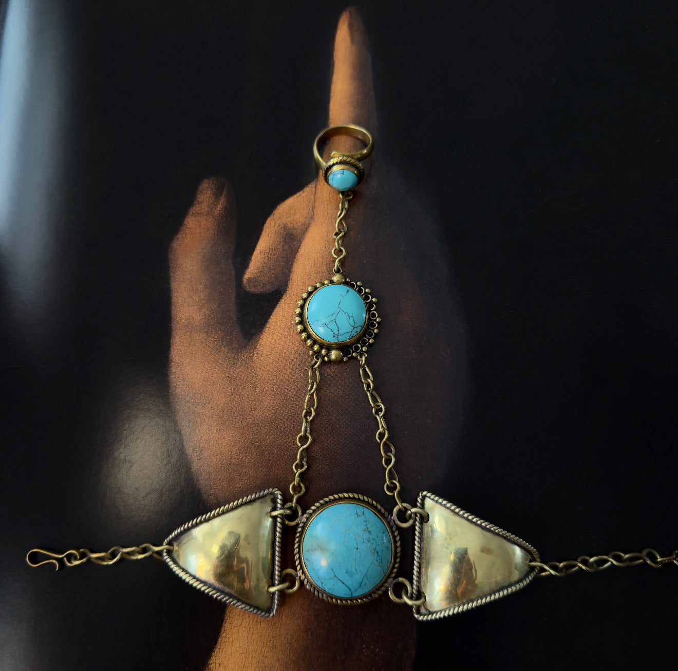 Turquoise Handchain
