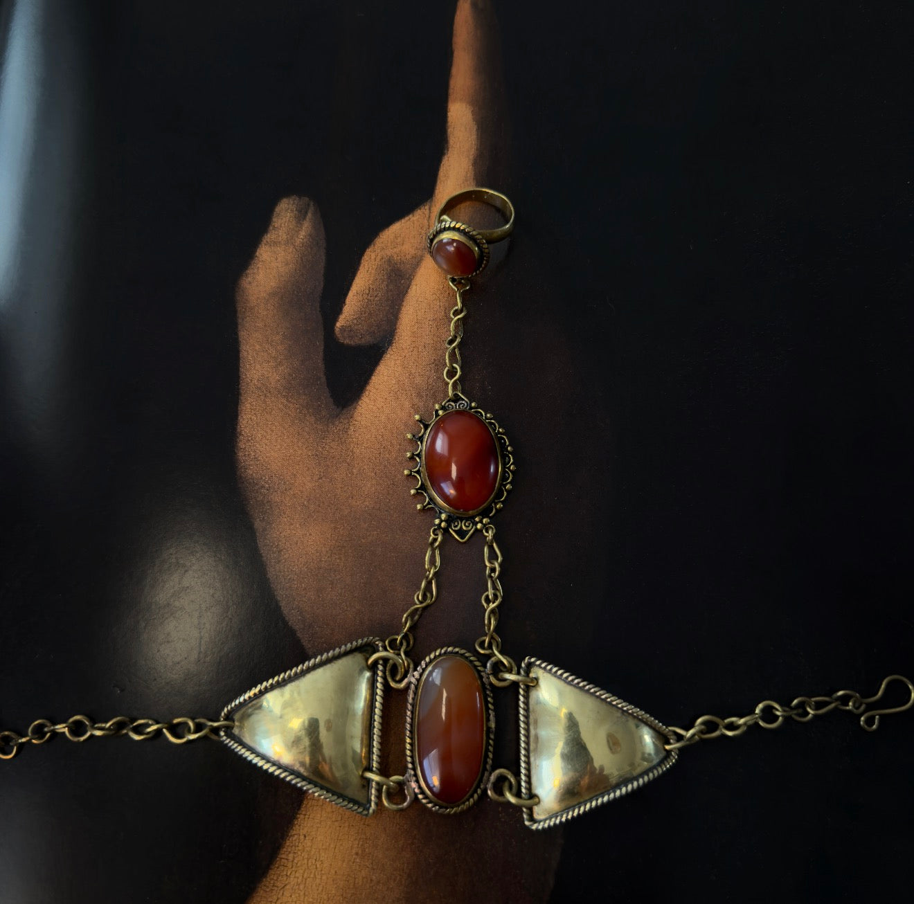 Carnelian Handchain
