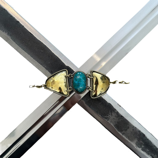 Chrysocolla Oval Cuff
