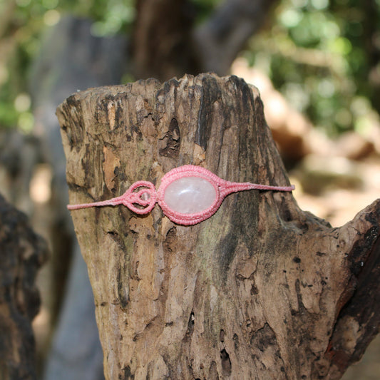 Rose Quartz Pink Choker