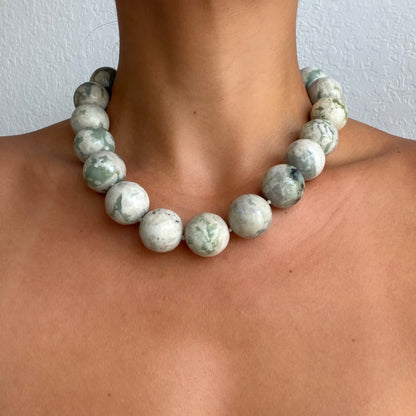 Tree Agate Te Ammo Necklace