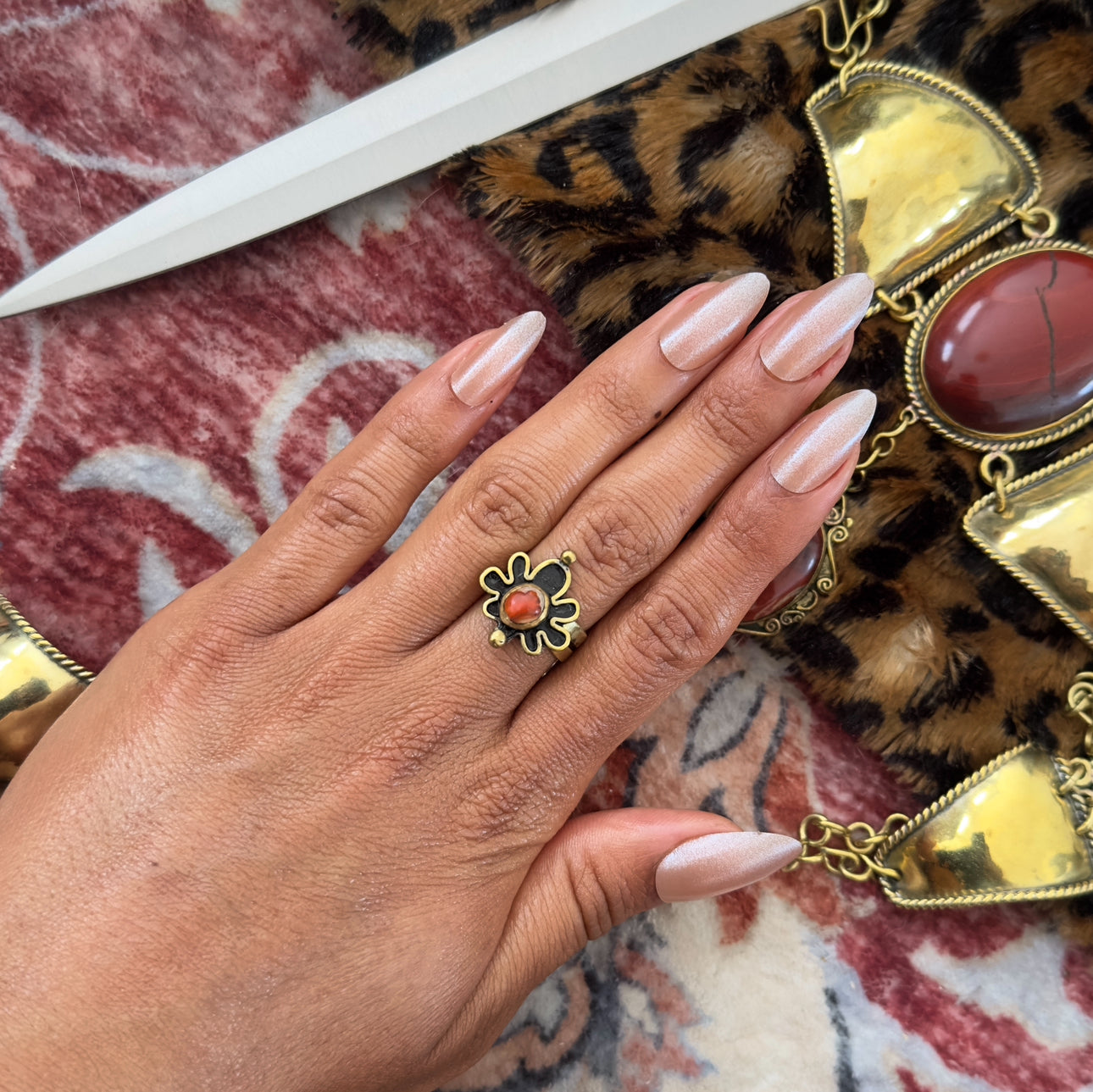 Fire Opal Ring