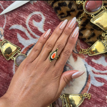 Fire Opal Ring