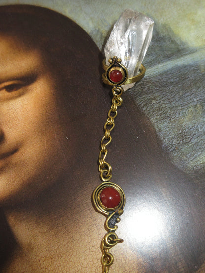 Carnelian Agate Ankle Chain