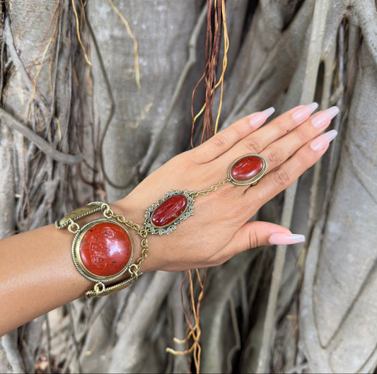 Red Jasper Handchain