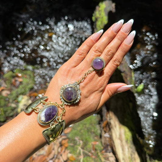 Amethyst Handchain