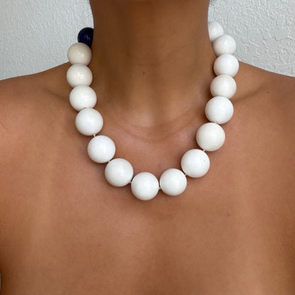 White Jade Te Ammo Necklace