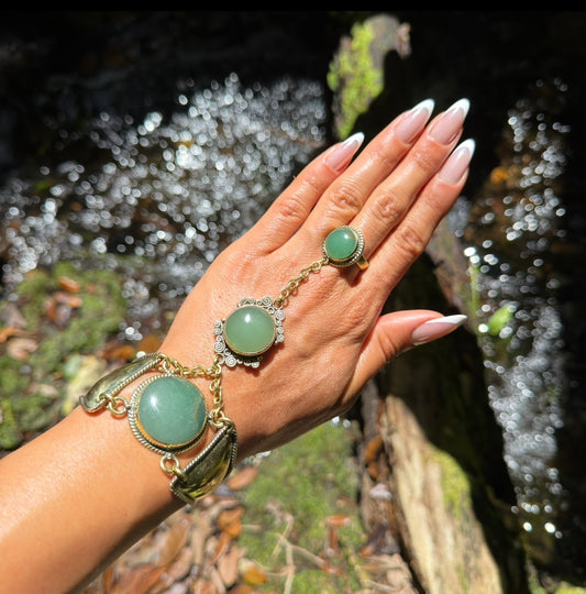 Green Quartz Handchain (2)