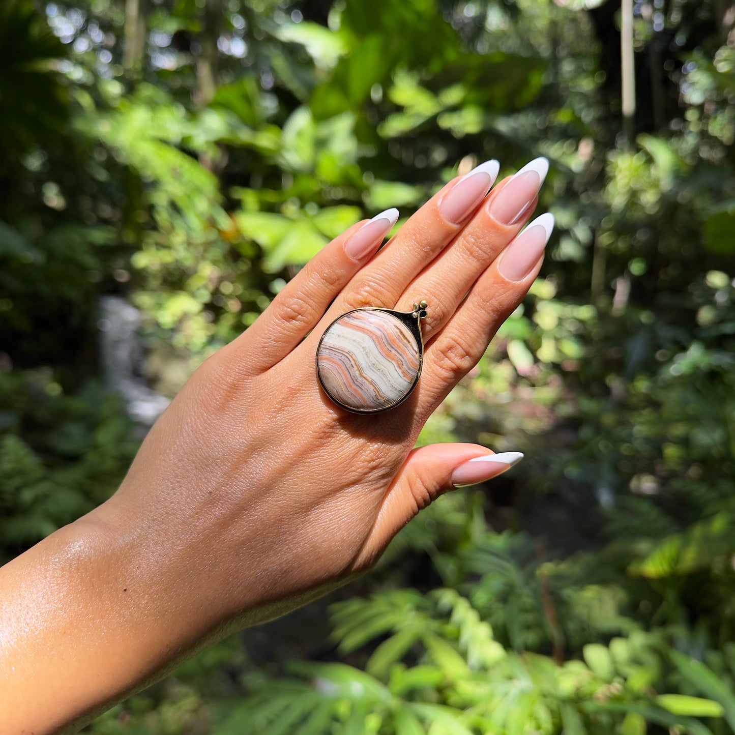 Green Onyx Ring