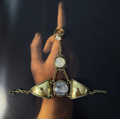 Clear Quartz Handchain
