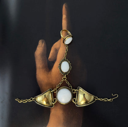 Milky Quartz Handchain