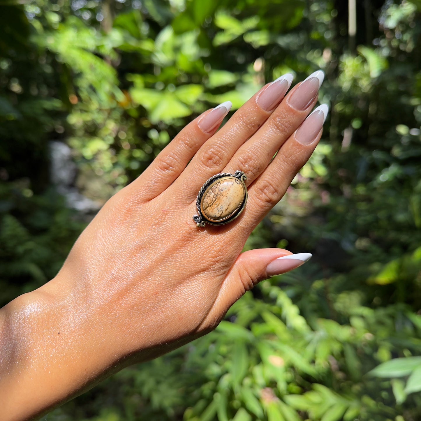 Landscape Jasper Ring