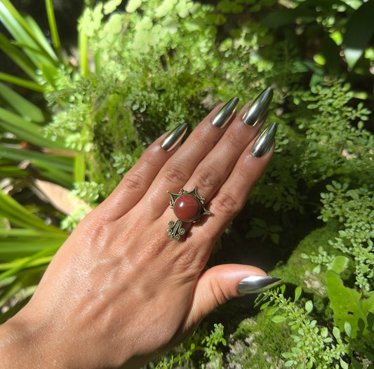 Red Jasper Ring