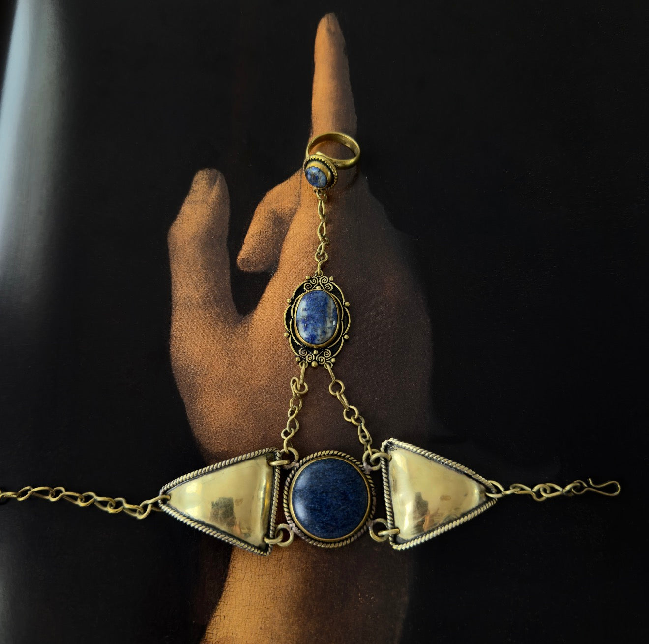 Sodalite Handchain