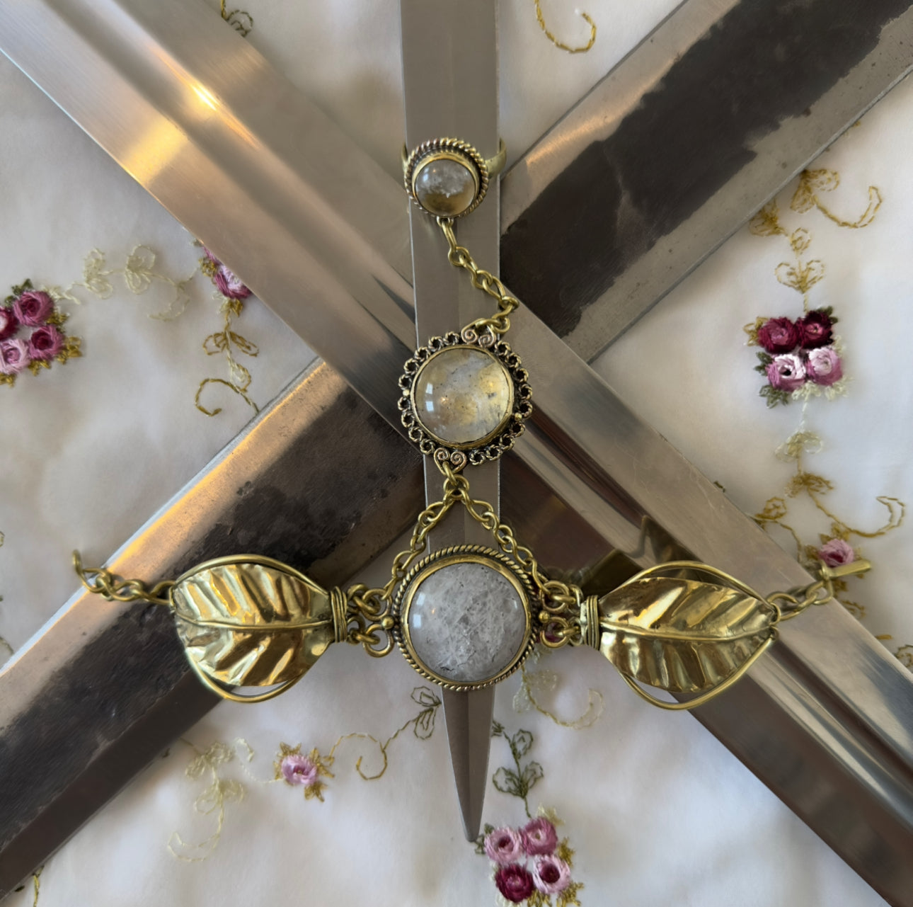 Clear Quartz Handchain