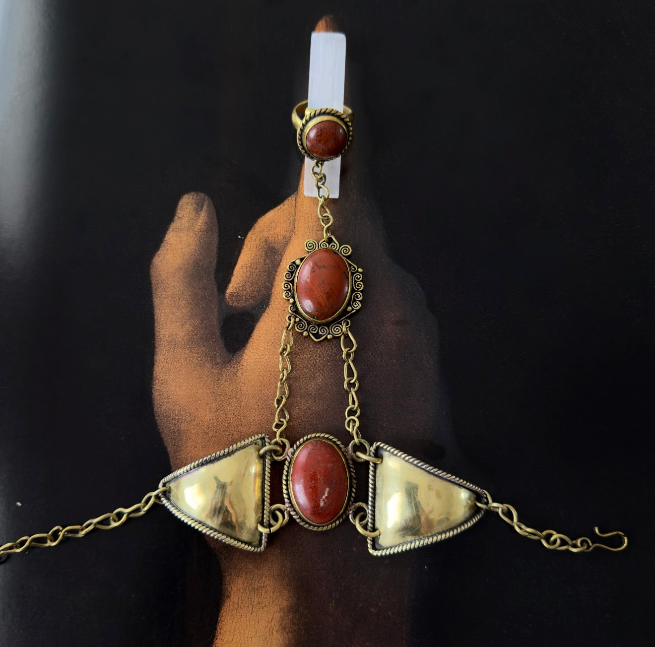 Red Jasper Handchain