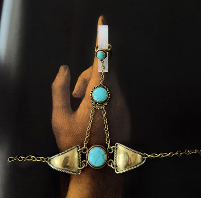 Turquoise Handchain