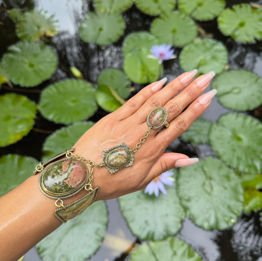 Unakite Handchain