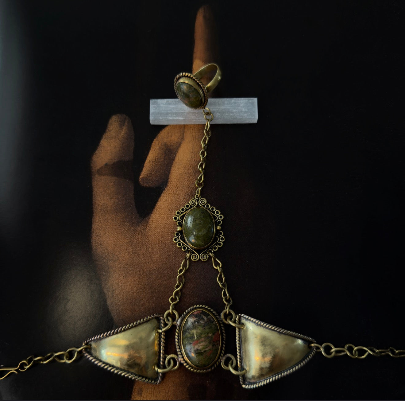 Unakite Handchain